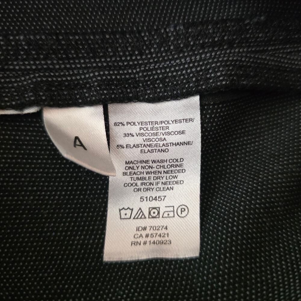 Ann Taylor Loft dark grey trouser pants - 14 - career office - Picture 4 of 7